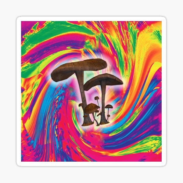 Trippy Mushroom Sticker