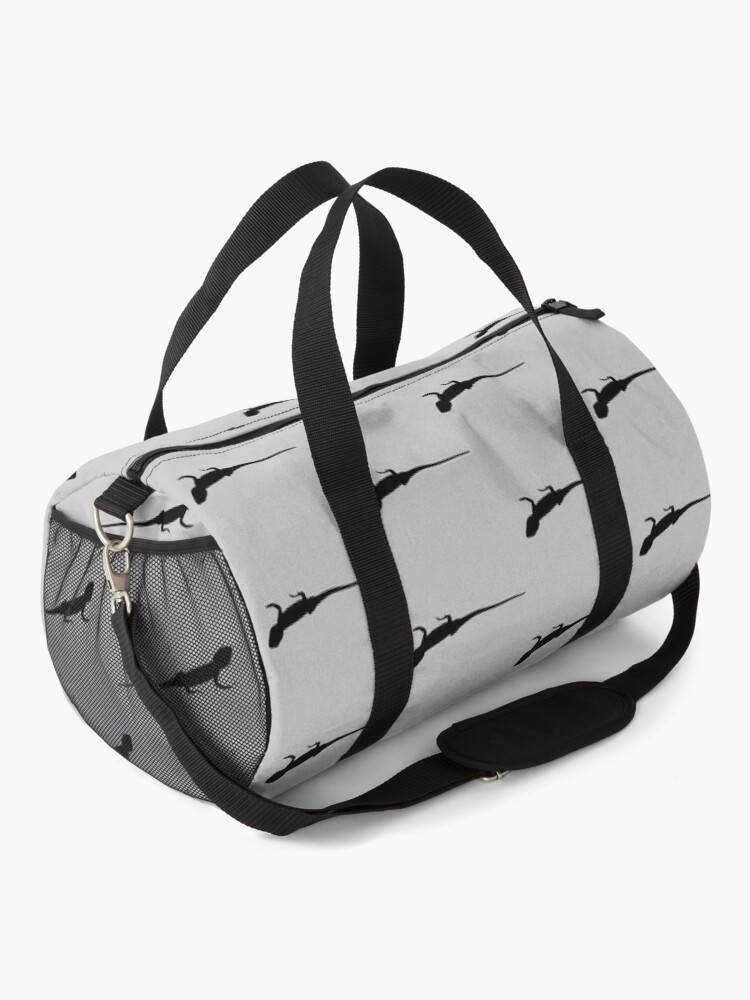 Alternate view of Bearded Dragon Reptile Silhouette Duffle Bag