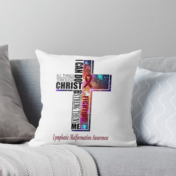 Item preview, I Can Do All Things Through Christ Lymphatic Malformation Awareness designed and sold by Brad-FI.