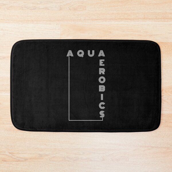 Item preview, Aqua Aerobics stylish typography | Gifts for water aerobics lover designed and sold by Violet Treasures.