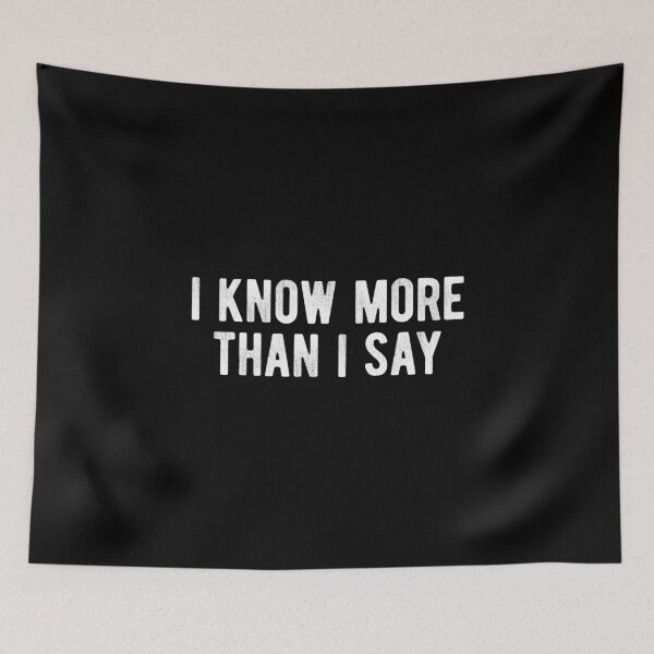 Item preview, I Know More Than I Say Introvert designed and sold by MariosNydras.