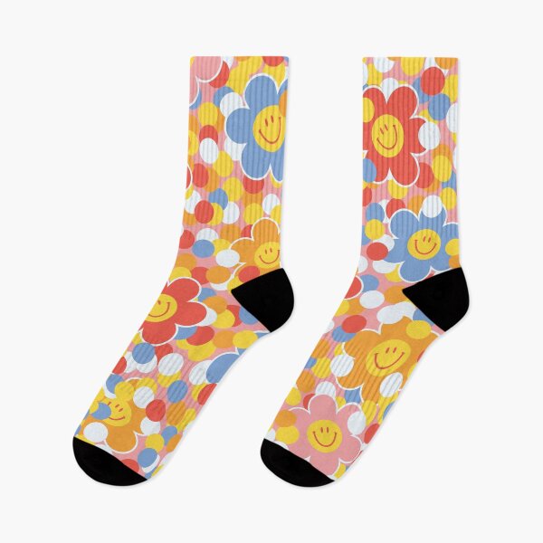 Item preview, Happy Harajuku Flowers 3 designed and sold by art-by-gui.