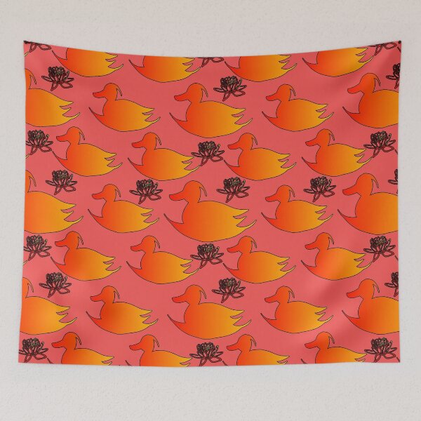 Item preview, Lucky Duck and Lotus Pattern designed and sold by EdwardMonet.