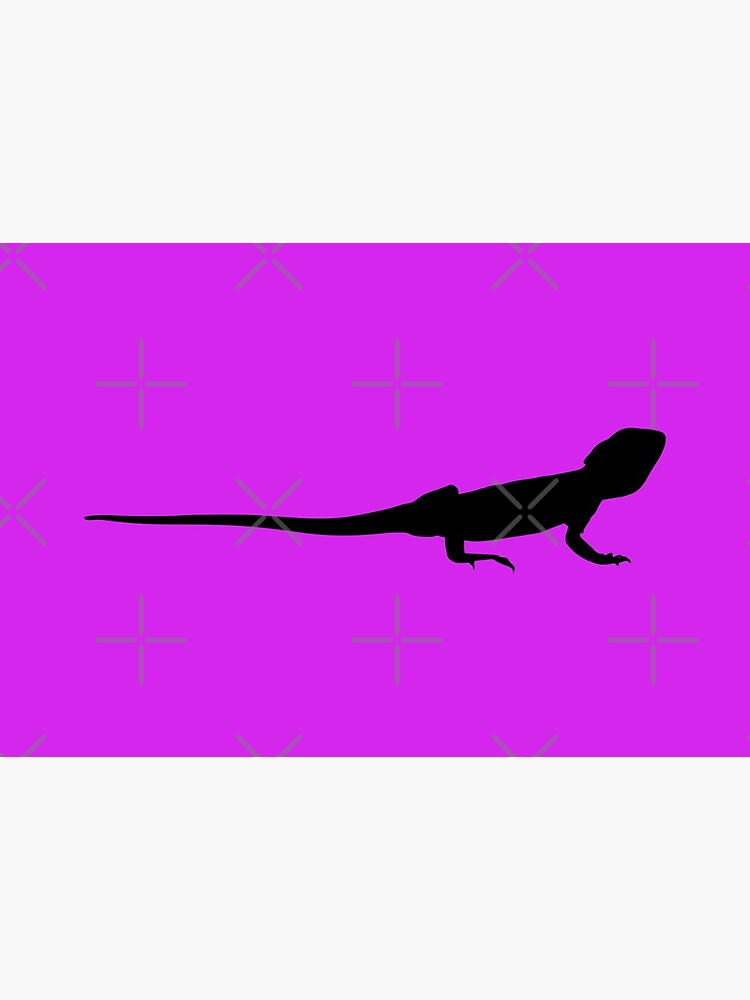 Bearded Dragon Reptile Silhouette by snibbo71