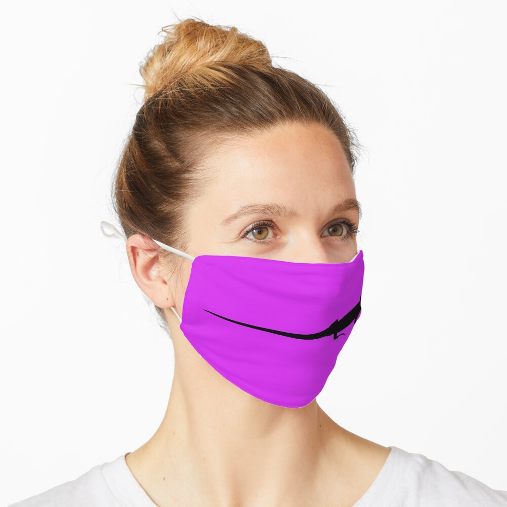 Bearded Dragon Reptile Silhouette Mask