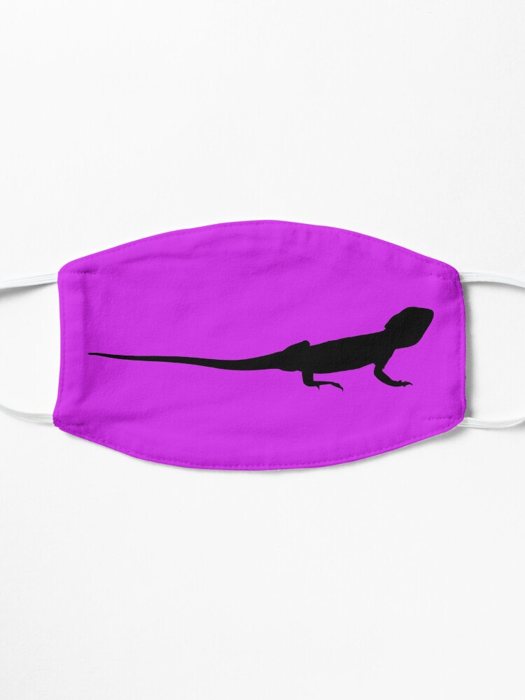 Alternate view of Bearded Dragon Reptile Silhouette Mask