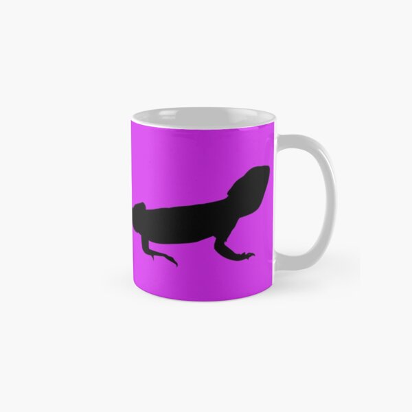 Bearded Dragon Reptile Silhouette Classic Mug