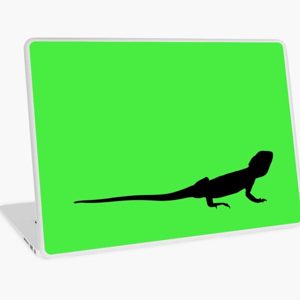 Bearded Dragon Reptile Silhouette Laptop Skin