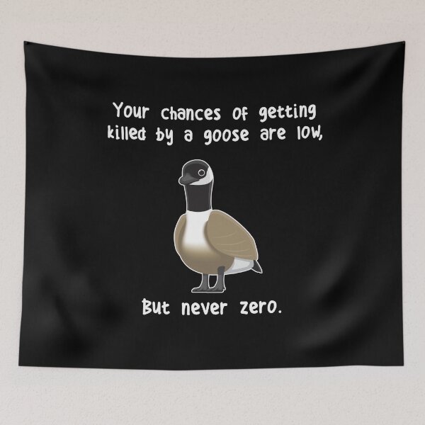 Item preview, Never Zero Goose designed and sold by Clara Hollins.