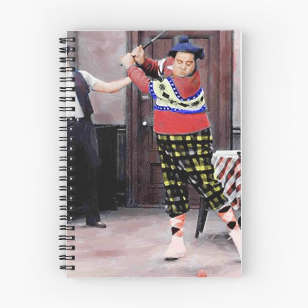 Item preview, Honeymooners Jackie Gleason golf lessons oil painting designed and sold by oldwestcowboy.