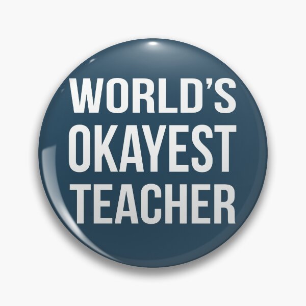 Item preview, Worlds Okayest Teacher Cool Gift designed and sold by CeciLop.