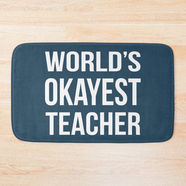 Item preview, Worlds Okayest Teacher Cool Gift designed and sold by CeciLop.