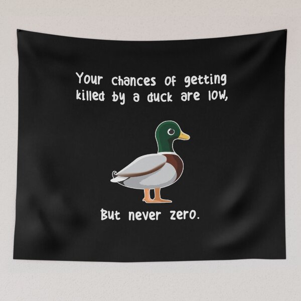 Item preview, Never Zero Duck designed and sold by Clara Hollins.