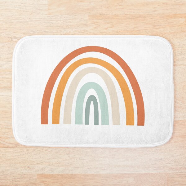 Aperçu de l'œuvre Orange et sarcelle Boho VSCO Rainbow créée et vendue par comette.