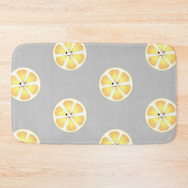 Item preview, grey cute lemon with a smile  designed and sold by Gracie_Designs.