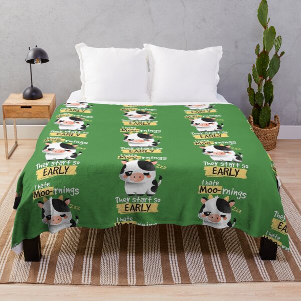 Item preview, cow hates mornings designed and sold by NemiMakeit.