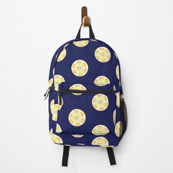 Item preview, blue cute lemon with a smile  designed and sold by Gracie_Designs.