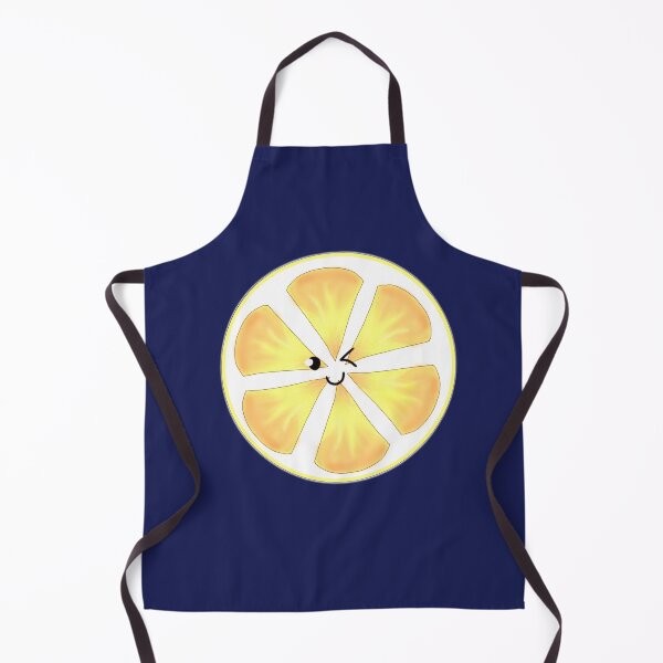 Item preview, blue cute lemon with a smile  designed and sold by Gracie_Designs.