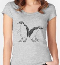 Little Blue Penguins - smallest penguin in the world! Women's Fitted Scoop T-Shirt