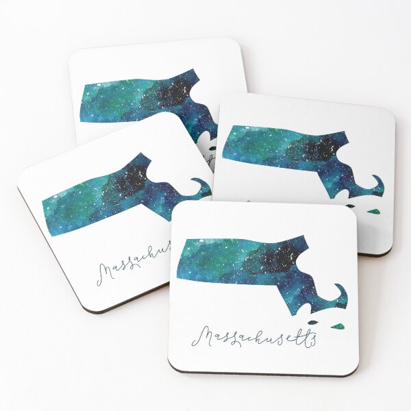 Item preview, Massachusetts Galaxy Watercolor Painting designed and sold by KathrinLegg.
