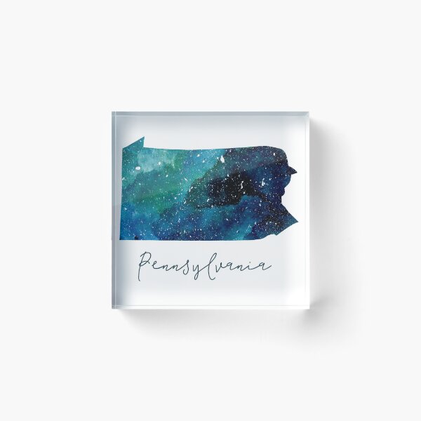 Item preview, Pennsylvania Galaxy Watercolor Painting designed and sold by KathrinLegg.
