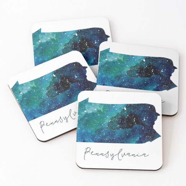 Item preview, Pennsylvania Galaxy Watercolor Painting designed and sold by KathrinLegg.