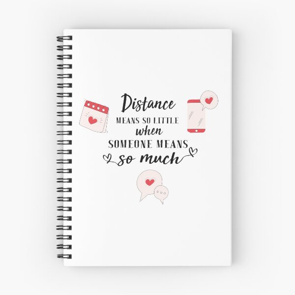 Item preview, long distance relationship quote  designed and sold by AstroShop1.
