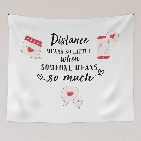 Item preview, long distance relationship quote  designed and sold by AstroShop1.