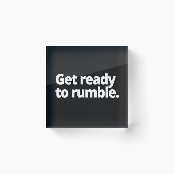Item preview, Get ready to rumble. designed and sold by WittyChest.