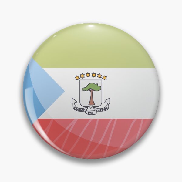 Item preview, Equatorial Guinea Flag Country Isolated Icon designed and sold by MIDDLX.