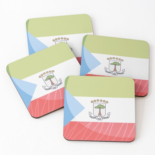 Item preview, Equatorial Guinea Flag Country Isolated Icon designed and sold by MIDDLX.