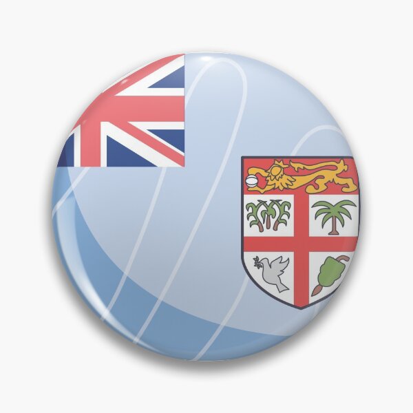 Item preview, Fiji Flag Country Isolated Icon designed and sold by MIDDLX.