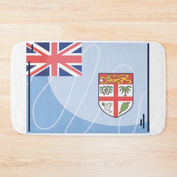 Item preview, Fiji Flag Country Isolated Icon designed and sold by MIDDLX.