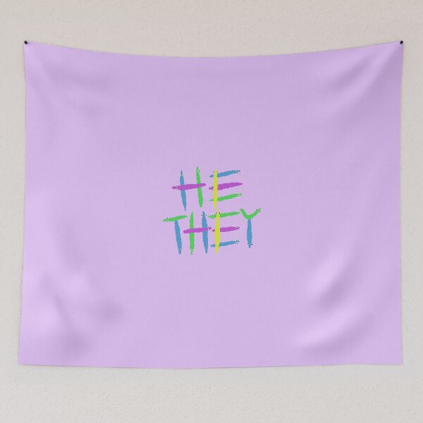 Item preview, He/they worm on a string pronouns designed and sold by annoyingarts.