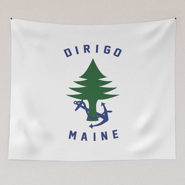 Item preview, The Maine Ensign (Ensign of the State of Maine) designed and sold by franklinprintco.
