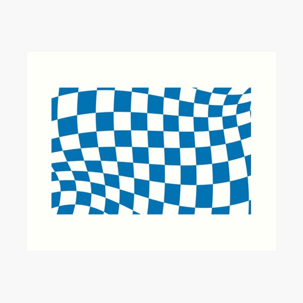 Vista previa del artículo con la obra «Comprobación de deformación de onda azul», diseñado y vendido por CatharticTick.