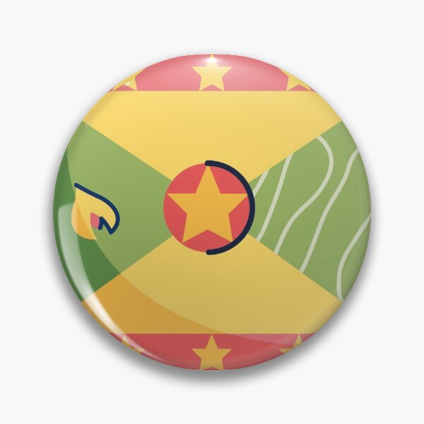 Item preview, Grenada Flag Country Isolated Icon designed and sold by MIDDLX.
