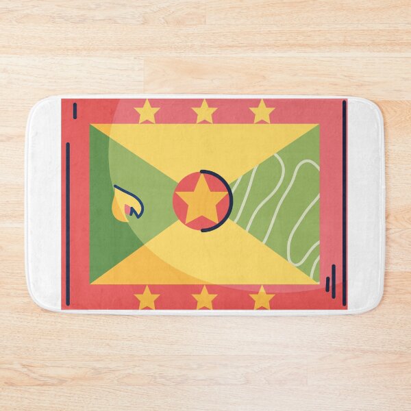 Item preview, Grenada Flag Country Isolated Icon designed and sold by MIDDLX.