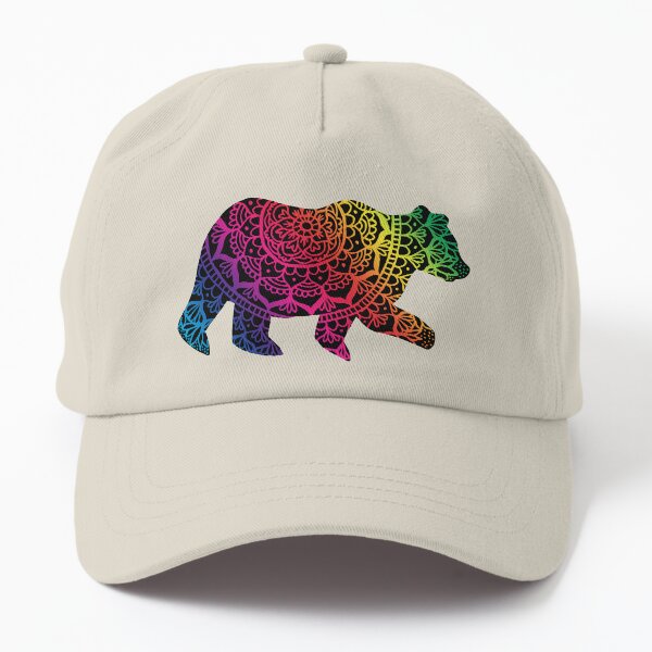 Artikel-Vorschau von Regenbogen Mandala Stolz Bär, designt und verkauft von Julie Erin Designs.