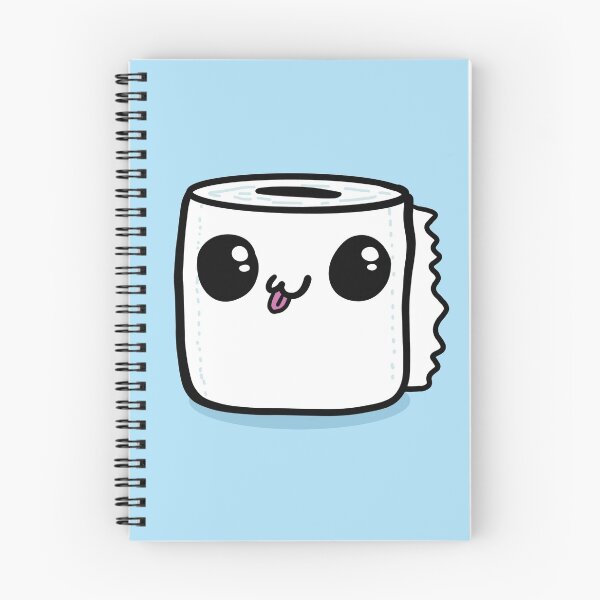 Item preview, Papel de caca tonta - linda ilustración kawaii designed and sold by monkeysoup.
