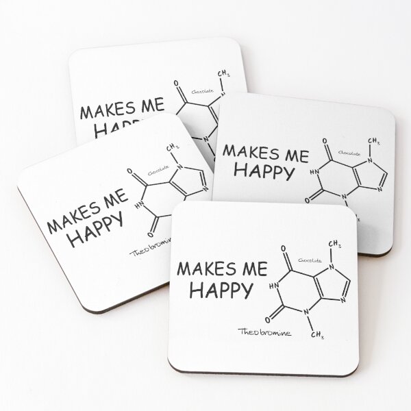 Item preview, Theobromine Makes me Happy designed and sold by Polyartbenali.