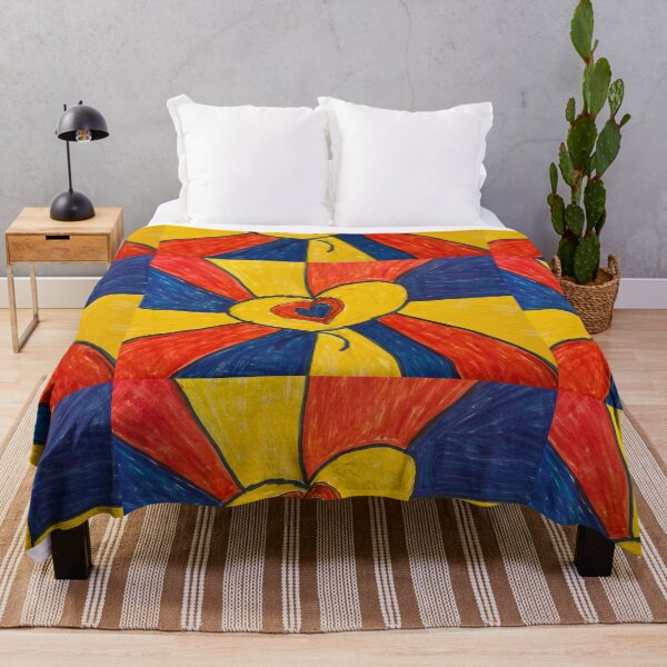 Item preview, WATERCOLOR PRIMARY COLORS HEART PATTERN designed and sold by RetroPlaceee.