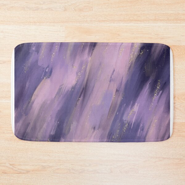 Item preview, Modern Painted Abstract in Bright Hues of Purple, Pink and Gold designed and sold by cozycaroline.