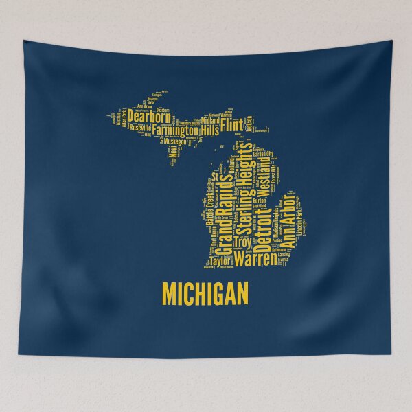 Item preview, Michigan - University Colors designed and sold by stateofmine.