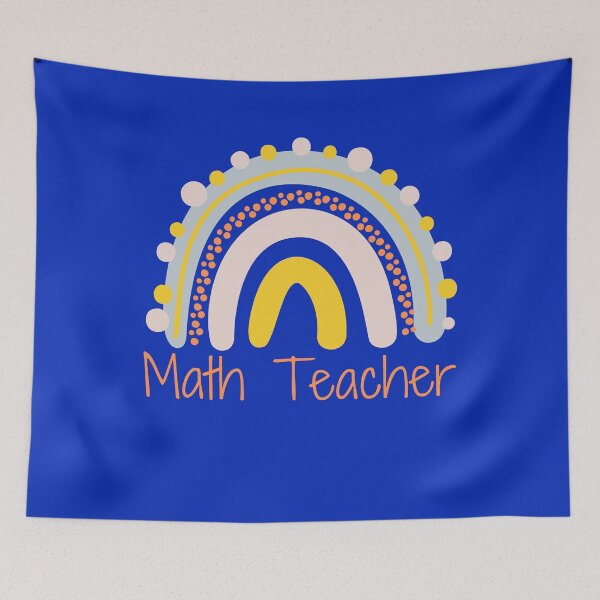 Item preview, Math Teacher With Rainbow designed and sold by GraphicDesign15.