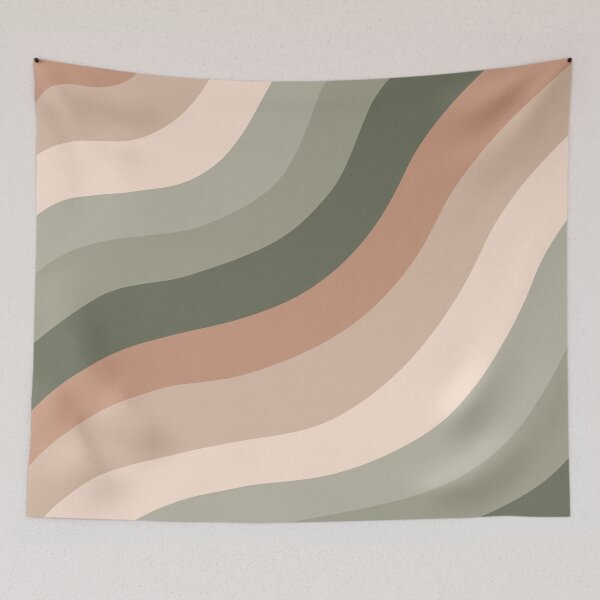 Item preview, BOLD 1970s Color Waves designed and sold by cozycaroline.