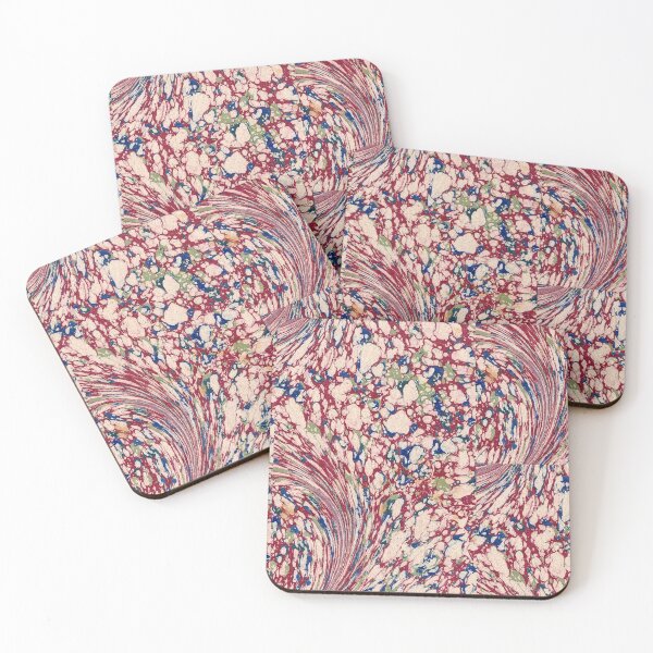 Artikelvorschau, Antique Marbled Paper Red White entworfen und verkauft von Pixelchicken.