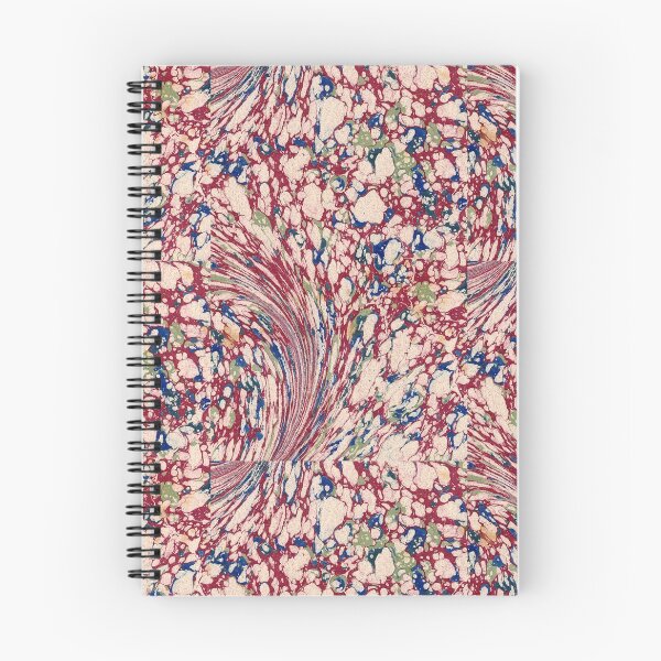 Item preview, Antique Marbled Paper Red White designed and sold by Pixelchicken.