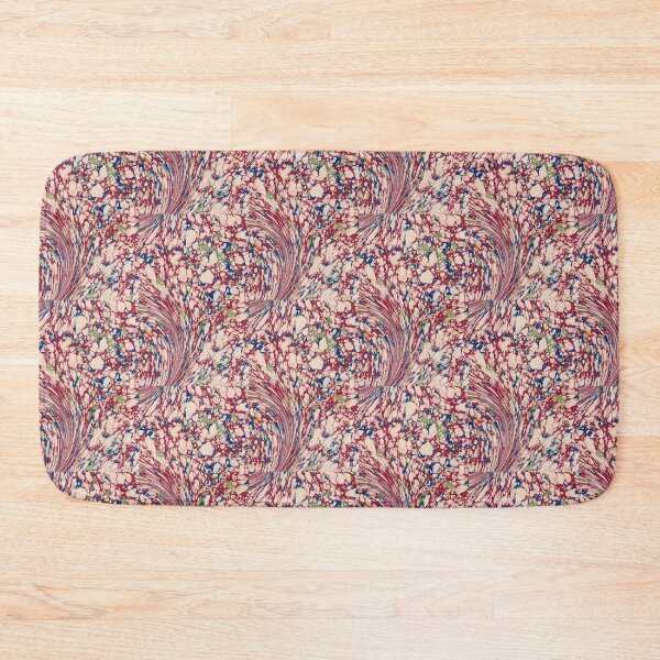 Item preview, Antique Marbled Paper Red White designed and sold by Pixelchicken.