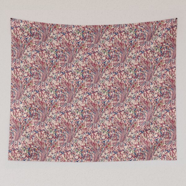 Aperçu de l'œuvre Antique Marbled Paper Red White créée et vendue par Pixelchicken.
